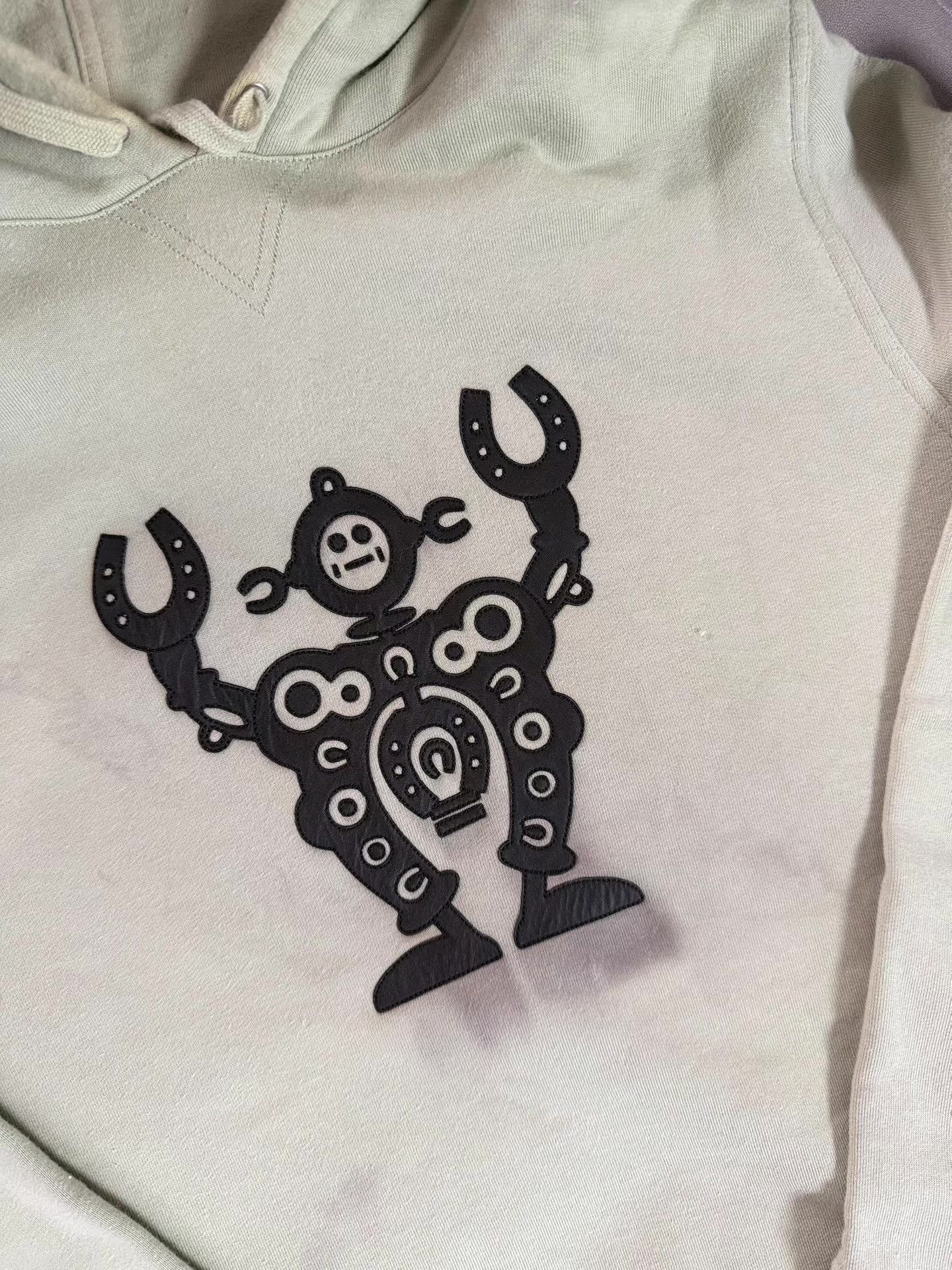 Hermes Genuine HERMES Robot Avocado Green Sweatshirt Ｑ20 Size US L / EU 52-54 / 3 - 2 Thumbnail