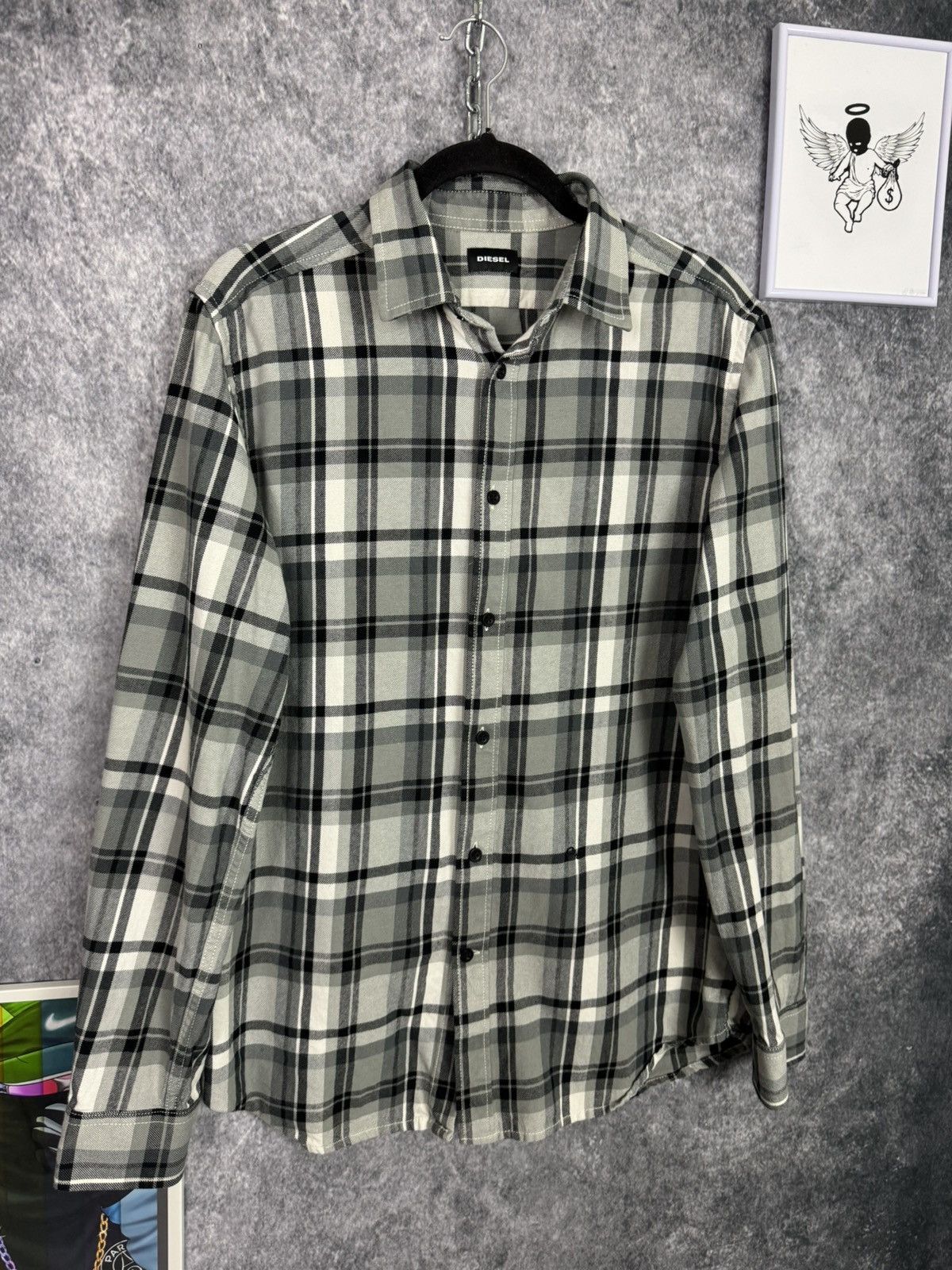 Diesel Shirt diesel men’s size L rare casual y2k sk8 denim Size US L / EU 52-54 / 3 - 2 Thumbnail
