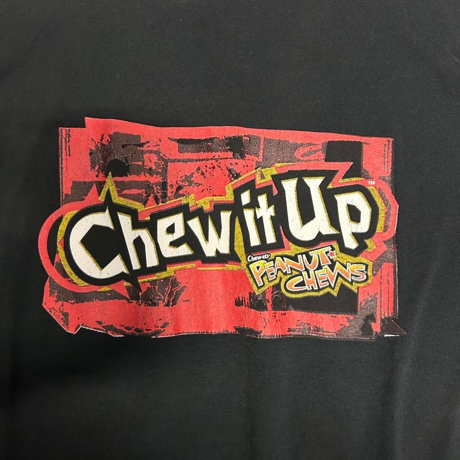Gildan Chew It Up Peanut Peanut Chews promo tee - black & red Size US XL / EU 56 / 4 - 2 Thumbnail