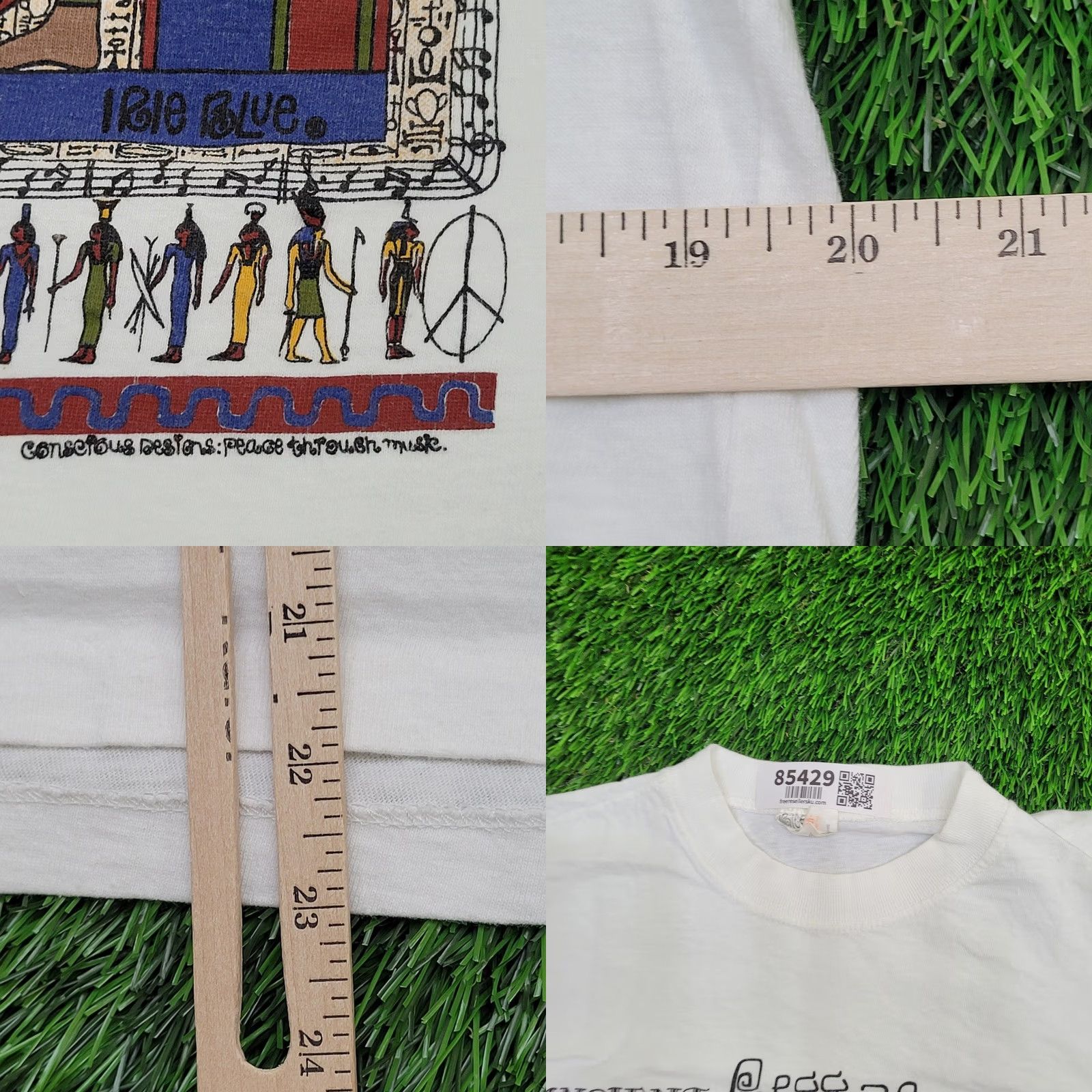 Vintage Irie Blue Vintage 90s Barbados Shirt Women Large White Graphic Size L / US 10 / IT 46 - 8 Thumbnail