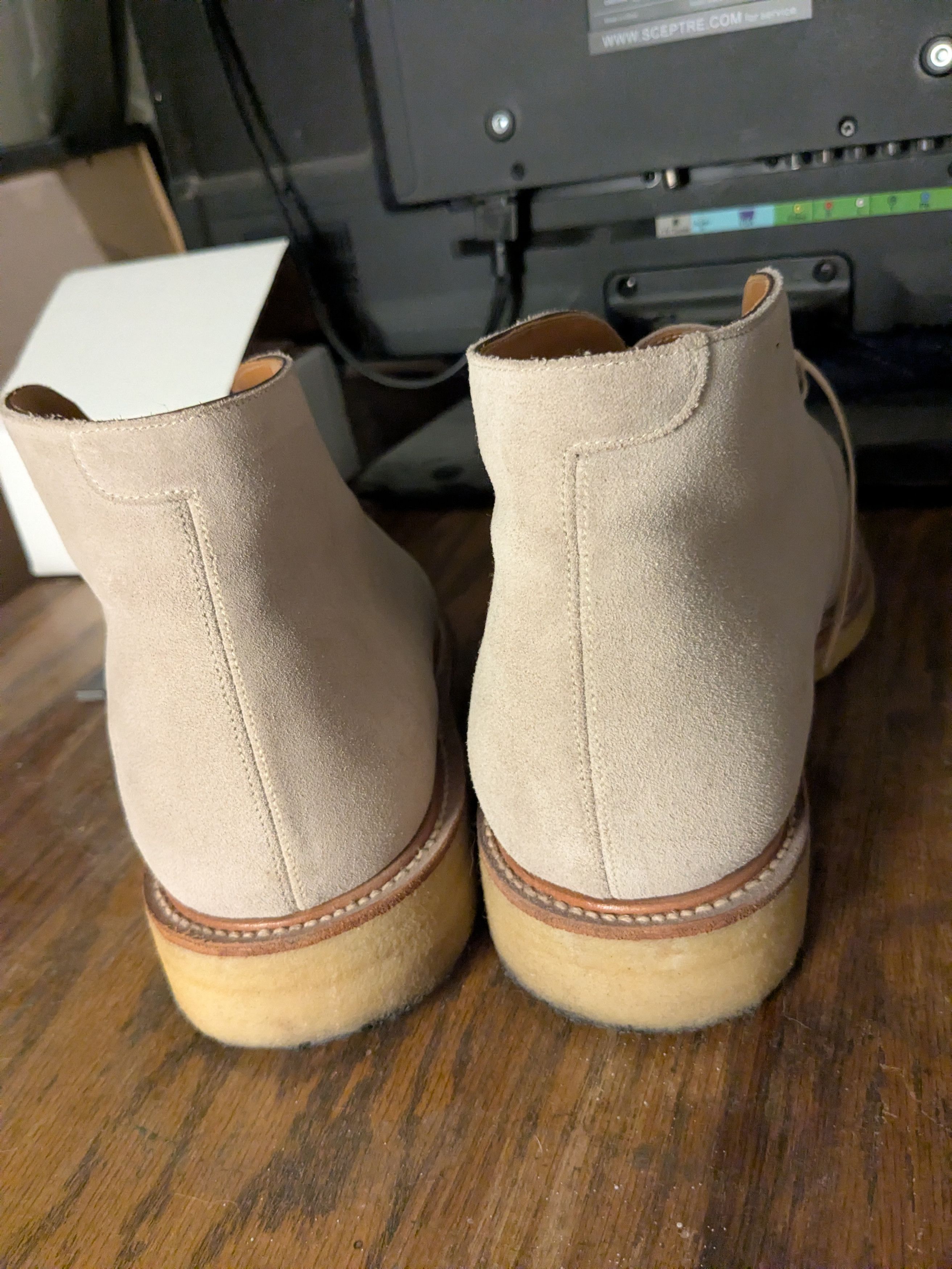 Sid Mashburn Grey Chukka Desert Boot Crepe Sole Size US 10.5 / EU 43-44 - 7 Thumbnail