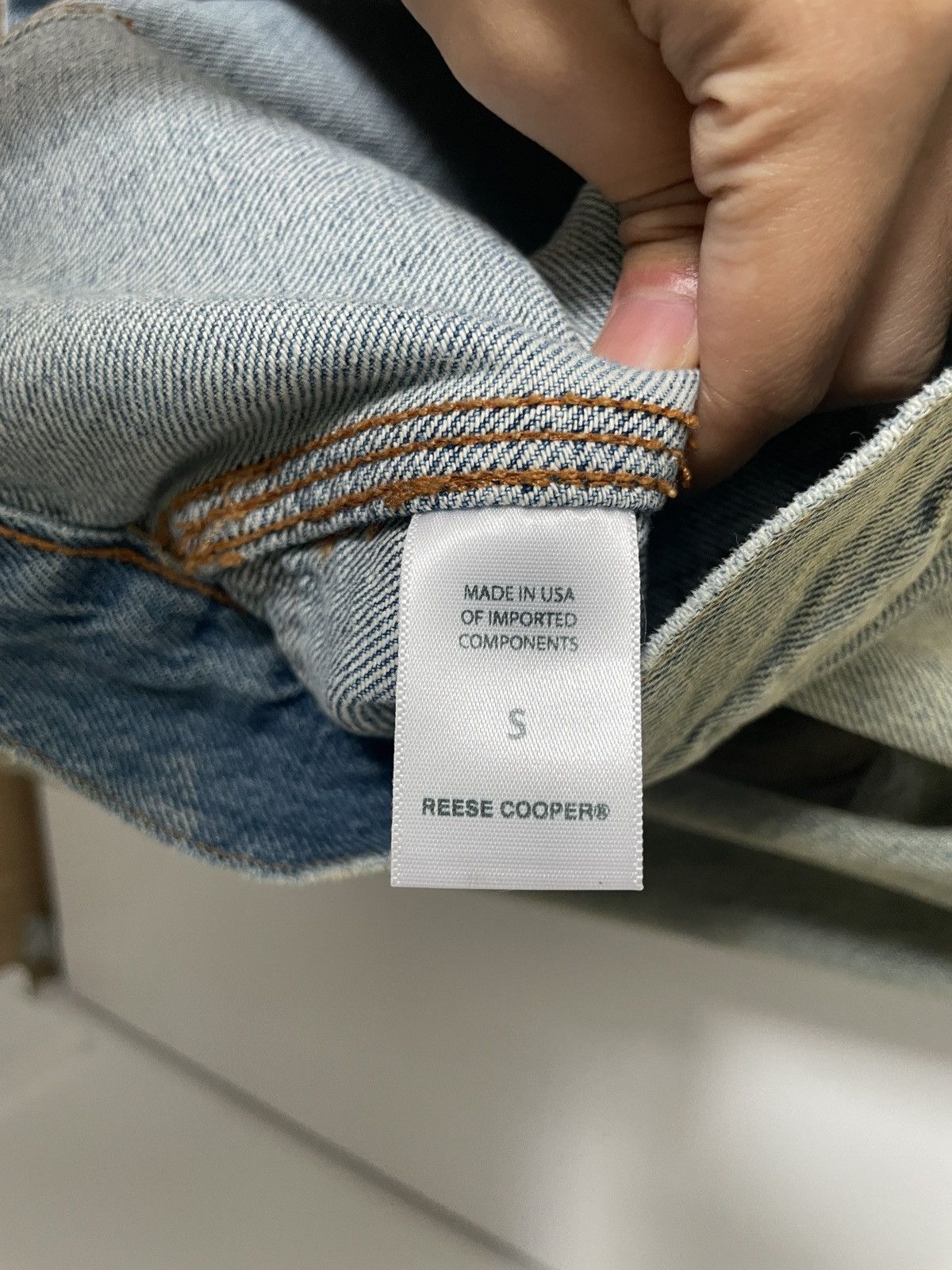 Reese Cooper REESE COOPER Trucker-Style Denim Jacket Size US S / EU 44-46 / 1 - 7 Thumbnail