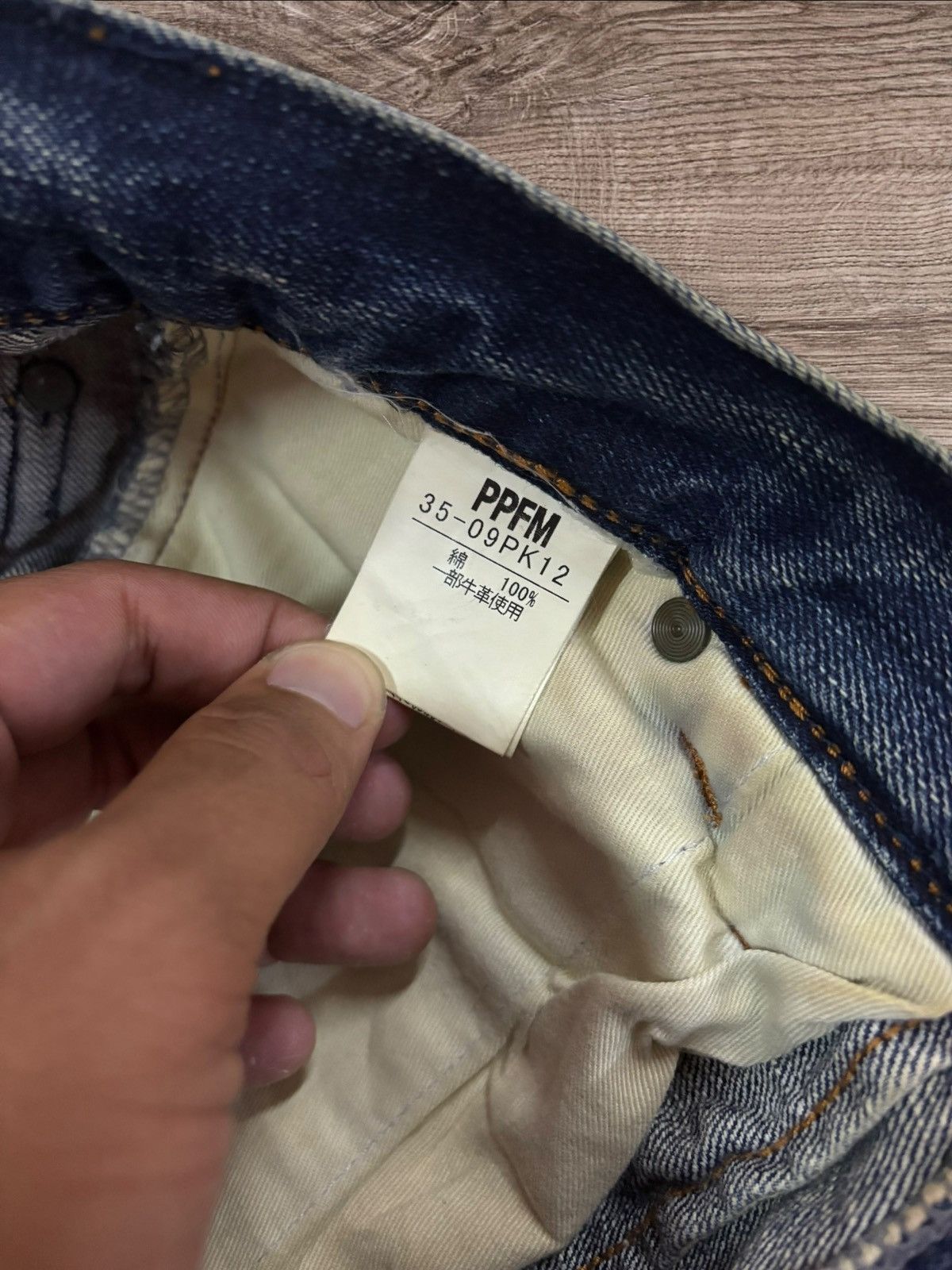 PPFM PPFM Grunge Heavy Whisker Jeans Size US 30 / EU 46 - 9 Thumbnail
