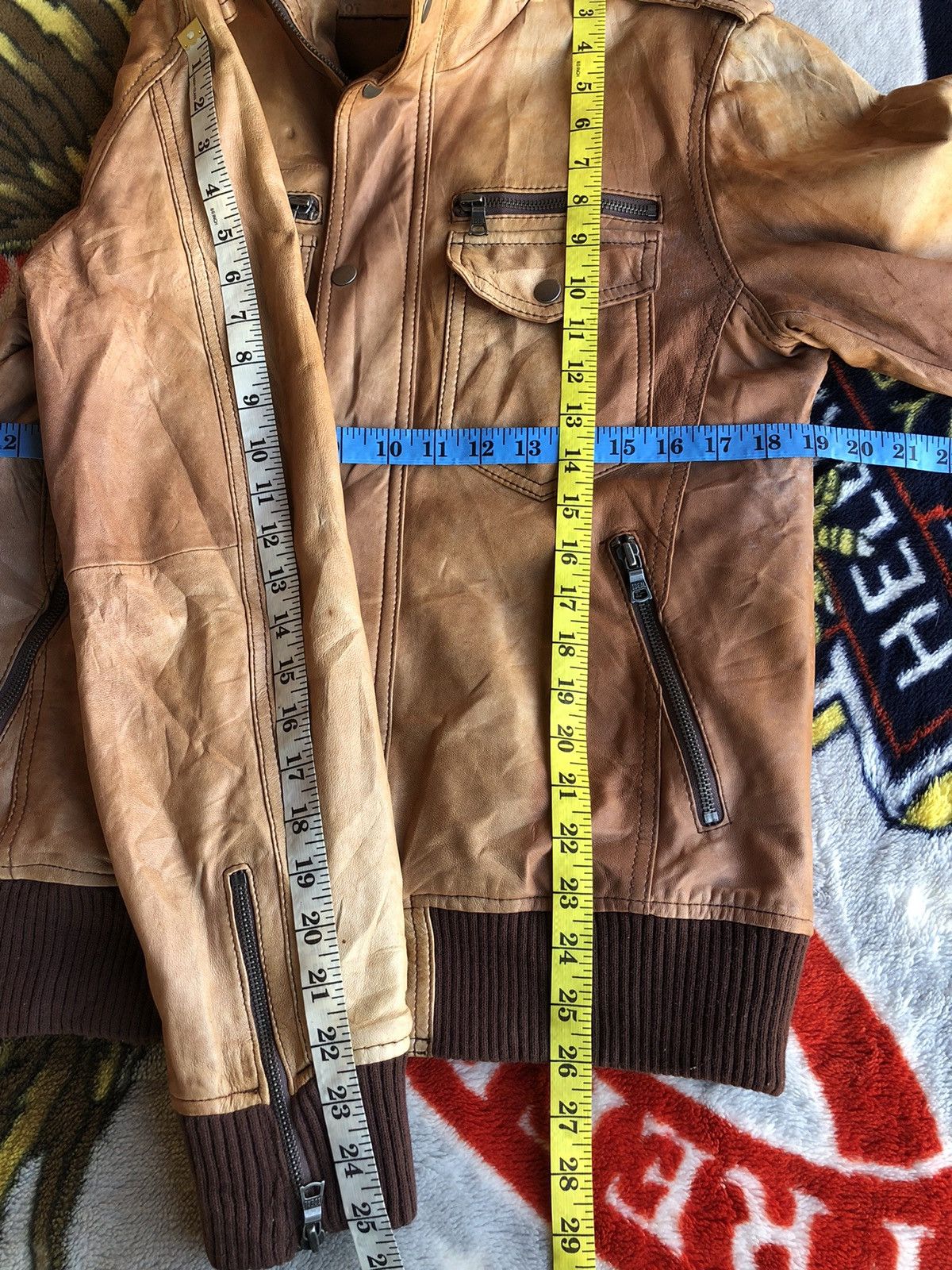 If Six Was Nine × Japanese Brand Vintage S.Train Leather Ride Jacket Size US S / EU 44-46 / 1 - 12 Thumbnail