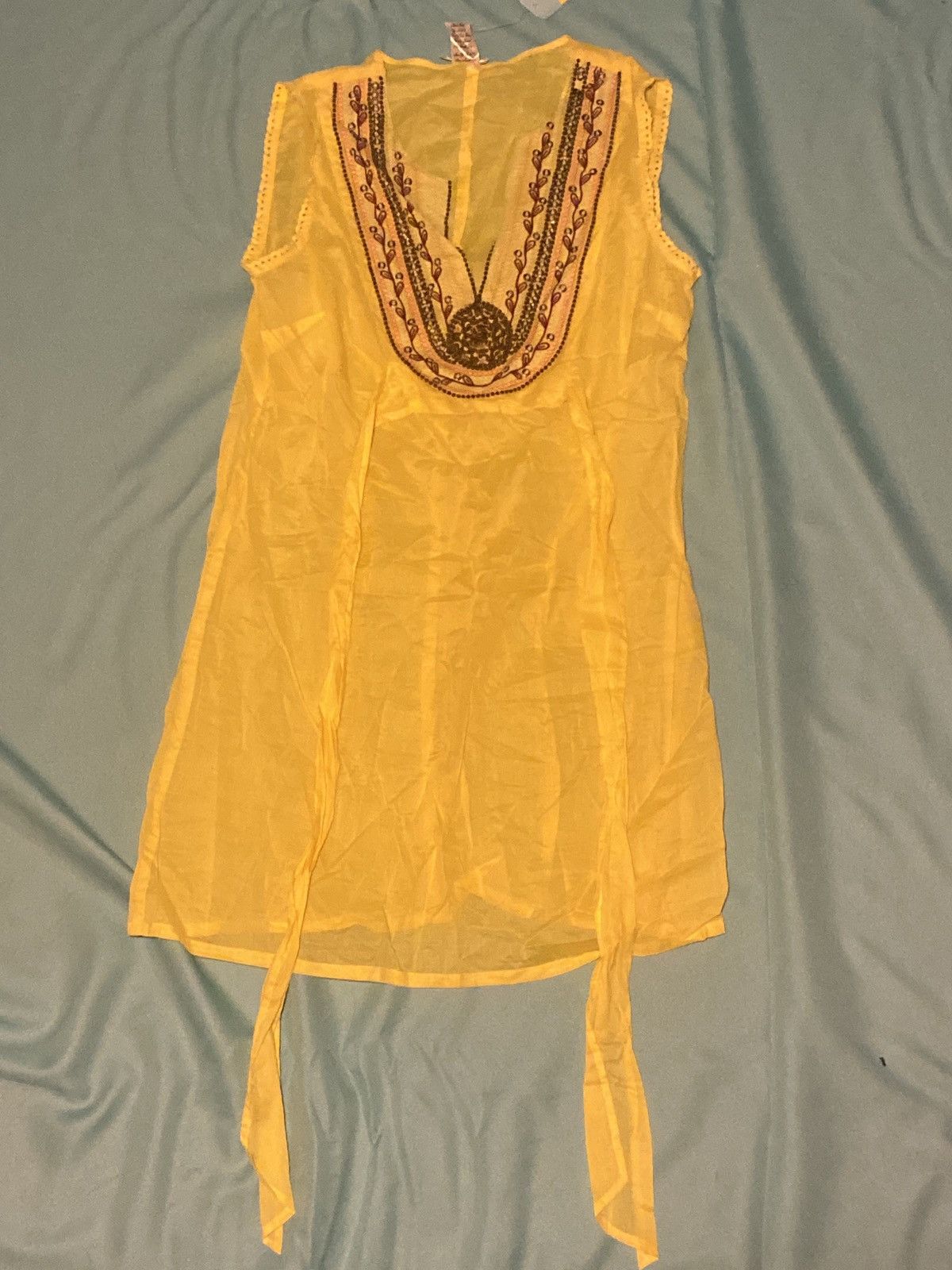 Forever 21 Yellow forever 21 shirt Size L / US 10 / IT 46 - 1 Preview