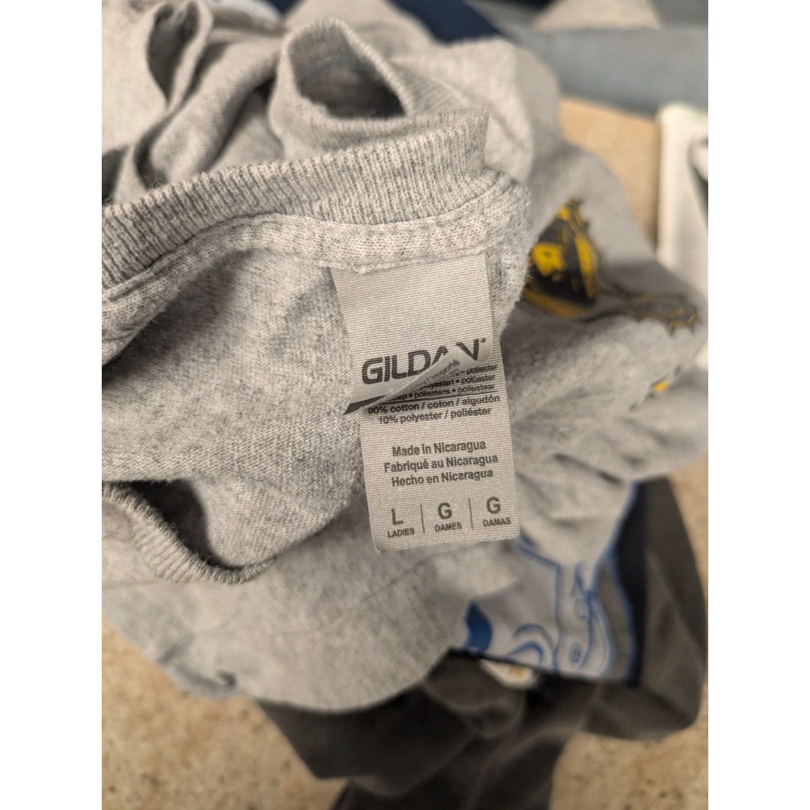 Gildan Womens T Shirt Bar Ocean City MD Tap House Grey Gildan 90% Cotton 10% Polyester Short Sleeve Large Shirt Size L / US 10 / IT 46 - 3 Thumbnail