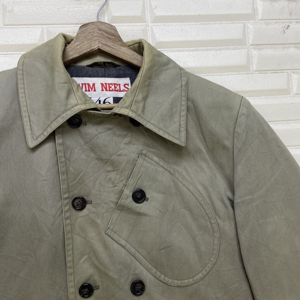 Wim Neels Wim Neels Double Breasted Worker Workwear Blanket Jacket Size US S / EU 44-46 / 1 - 8 Thumbnail