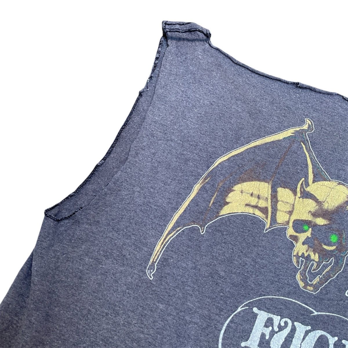 Band Tees Vintage Overkill Band T-Shirt – Thrashed Cut-Off Sleeveless Size US XL / EU 56 / 4 - 11 Thumbnail