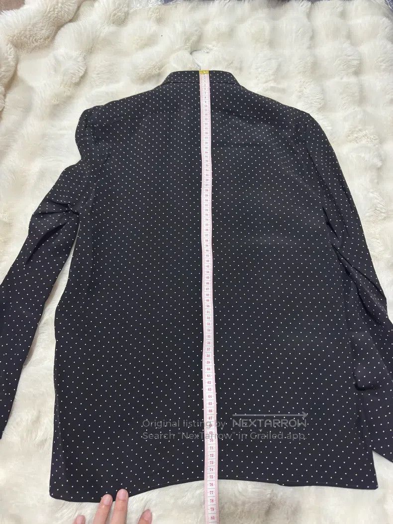 Saint Laurent Paris Saint Laurent Paris size 37 Silk Polka Dot Shirt Size US S / EU 44-46 / 1 - 7 Thumbnail