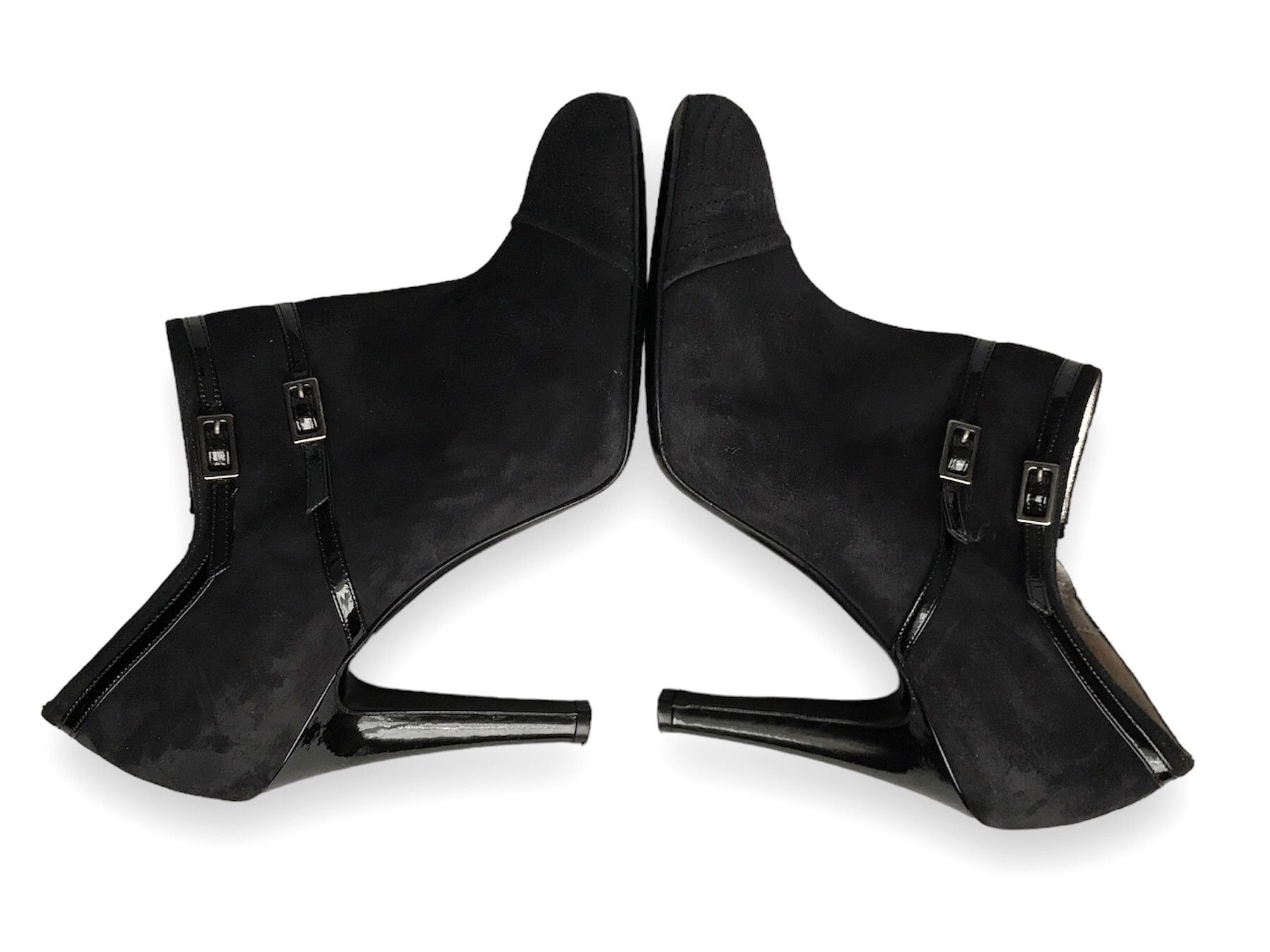 Salvatore Ferragamo × Vintage SALVATORE FERRAGAMO SUEDE LEATHER ANKLE BOOTS EU39.5 UK6.5 Size US 9 / IT 39 - 6 Thumbnail