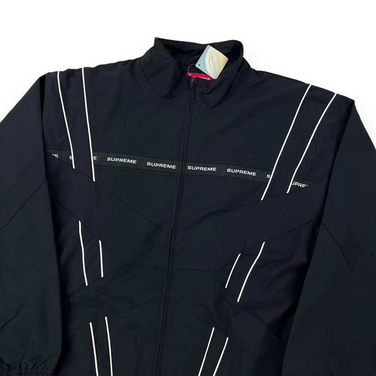 Supreme Paneled Track Jacket | Grailed