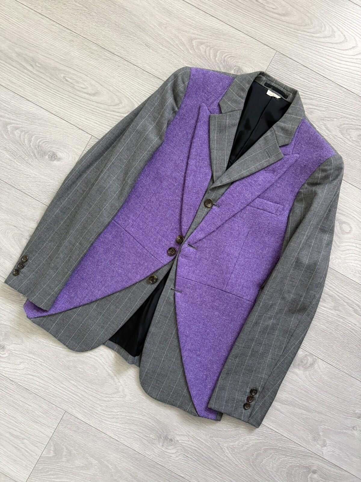 Comme des Garcons Comme Des Garcons Homme Plus AW2009 Curve Panelled Wool Suit Size US XS / EU 42 / 0 - 6 Thumbnail