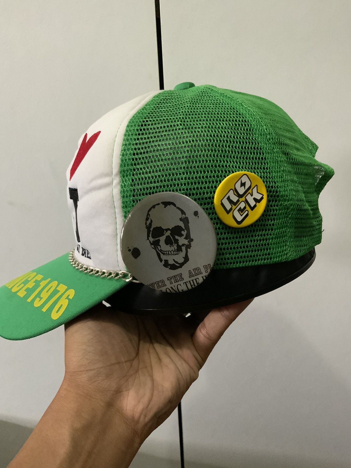 If Six Was Nine I LOVE MJ Goodgies Never Say Die Trucker Hat Size ONE SIZE - 7 Thumbnail
