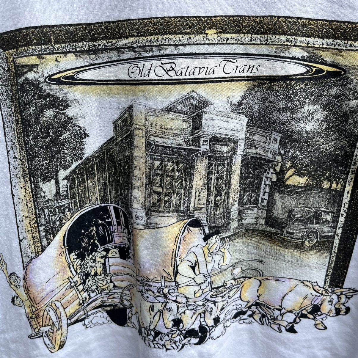 Diesel Old Batavia Trans photo tee by DIESEL Size US M / EU 48-50 / 2 - 3 Thumbnail