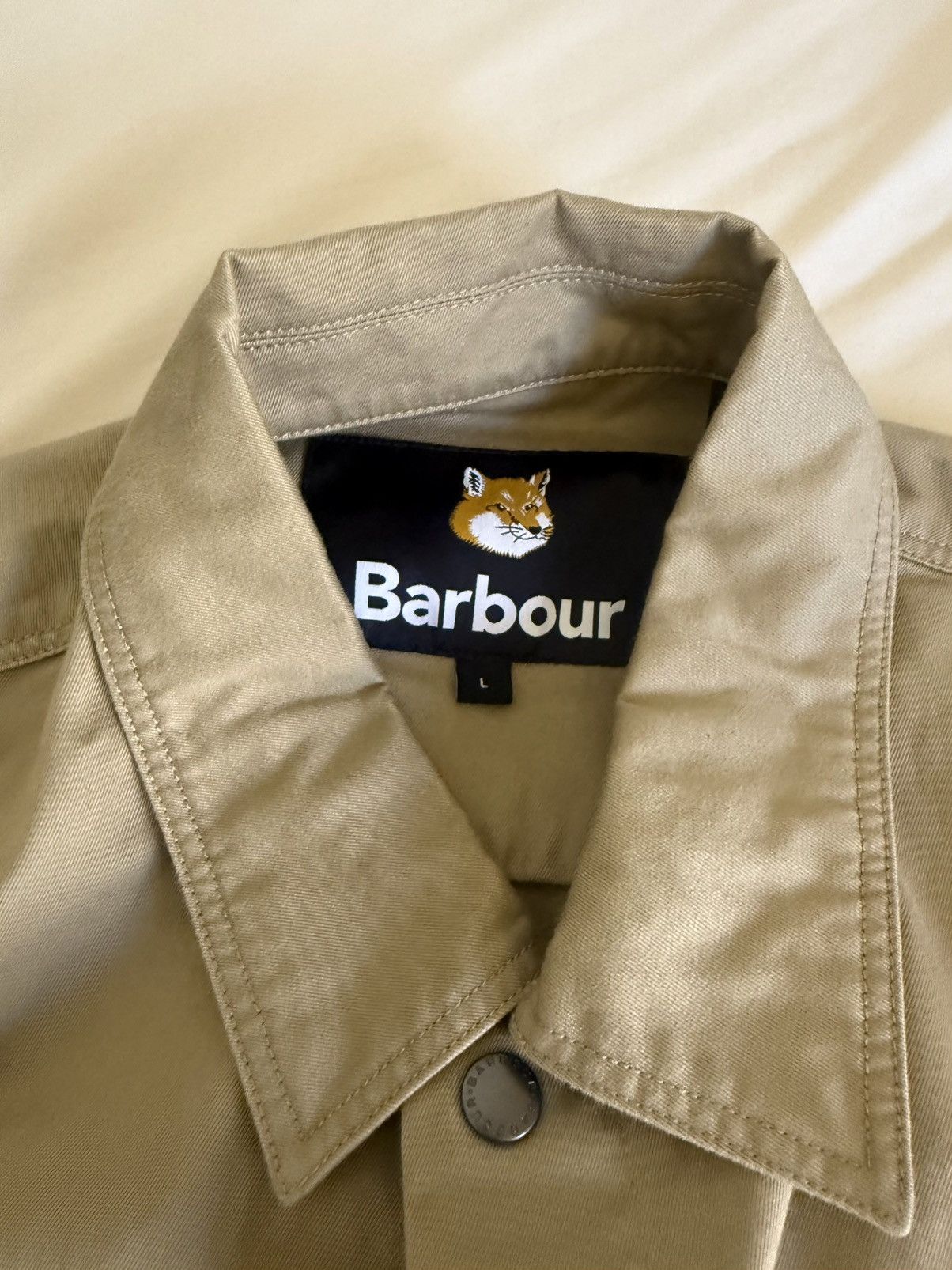 Barbour Barbour x Maison Kitsune Overshirt Size US L / EU 52-54 / 3 - 3 Thumbnail