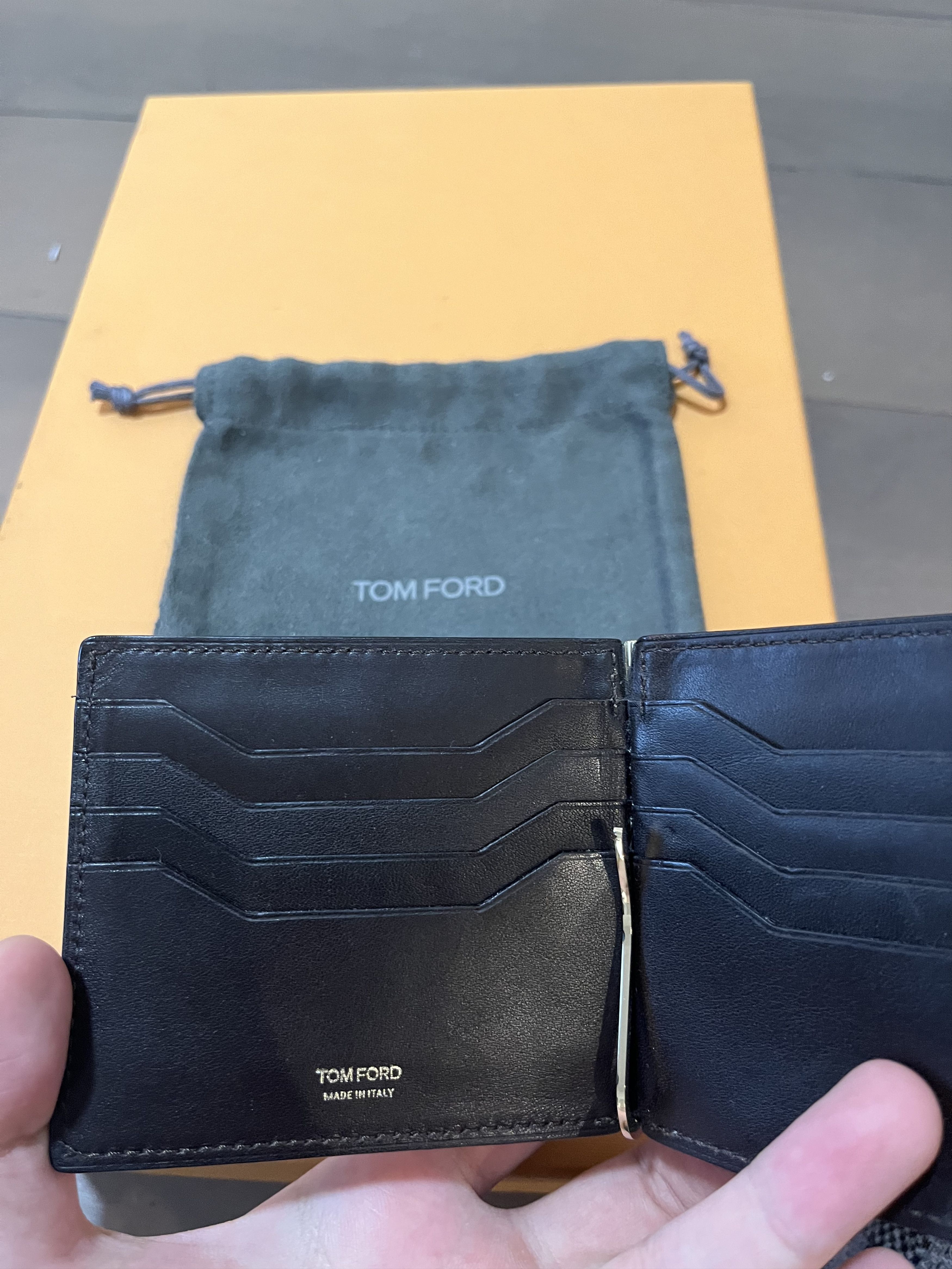 Tom Ford Tom Ford Lizard Money Clip Bi-fold Wallet Size ONE SIZE - 4 Thumbnail