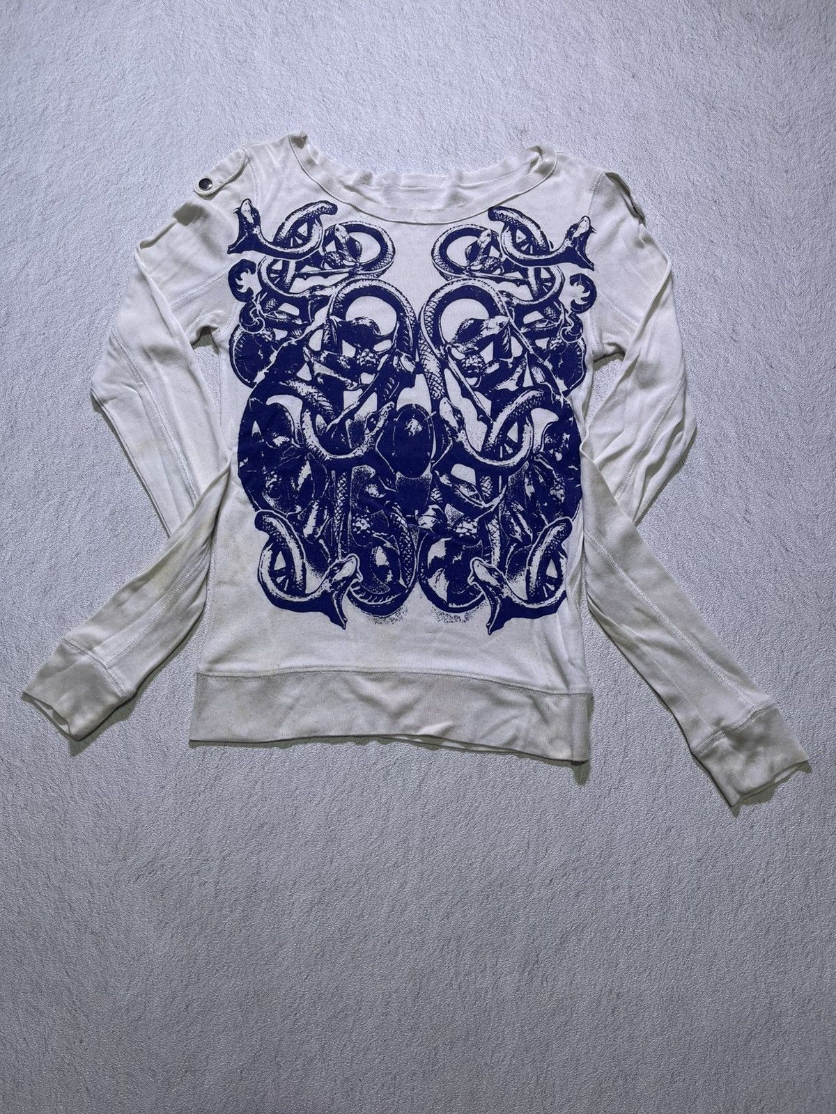 Japanese Brand Y2K long sleeve tshirt modusa style Size S / US 4 / IT 40 - 1 Thumbnail