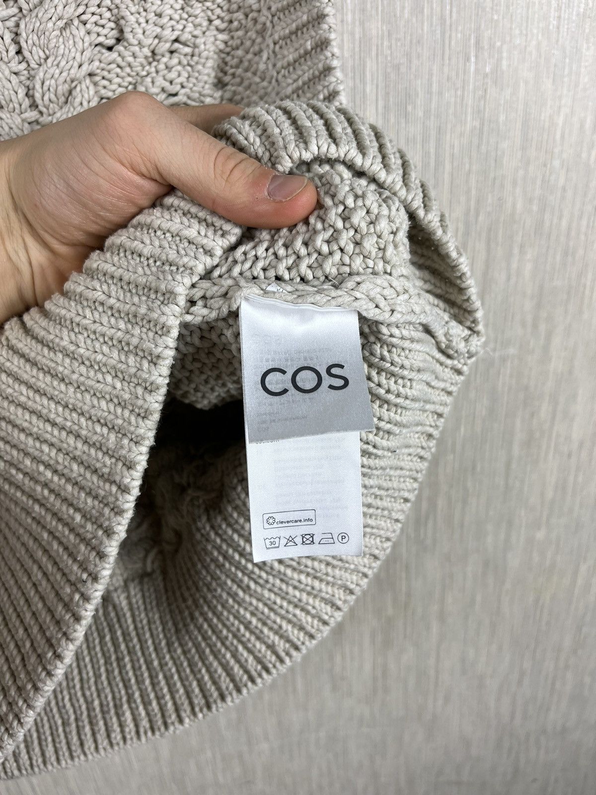 Cos COS knitted vest sweater cable knit y2k aesthetic vintage Size S / US 4 / IT 40 - 16 Thumbnail