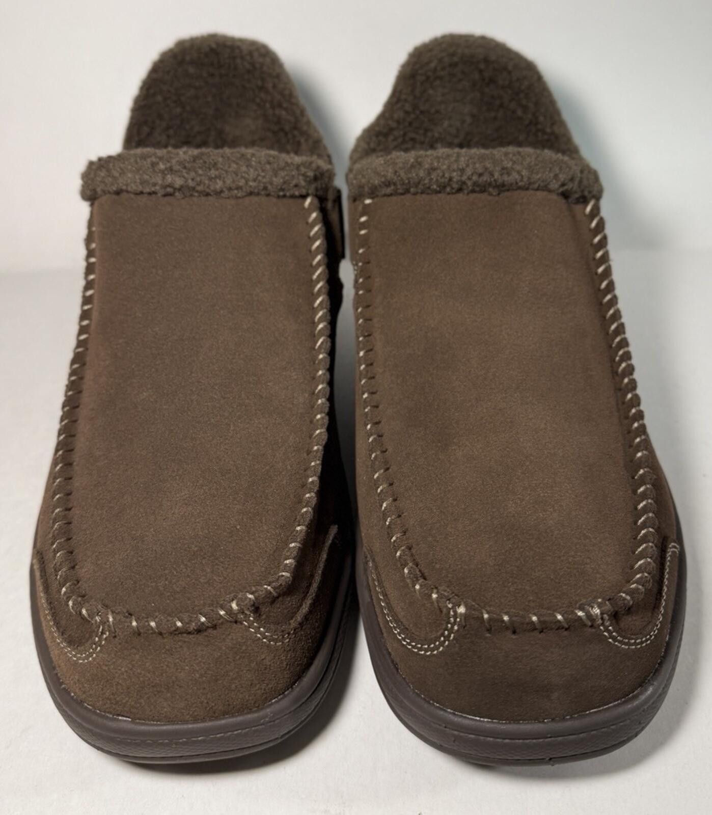Other ORTHOFEET Orthopedic Suede VITO Hands-Free Slipper Chocolate Size US 9 / EU 42 - 3 Thumbnail