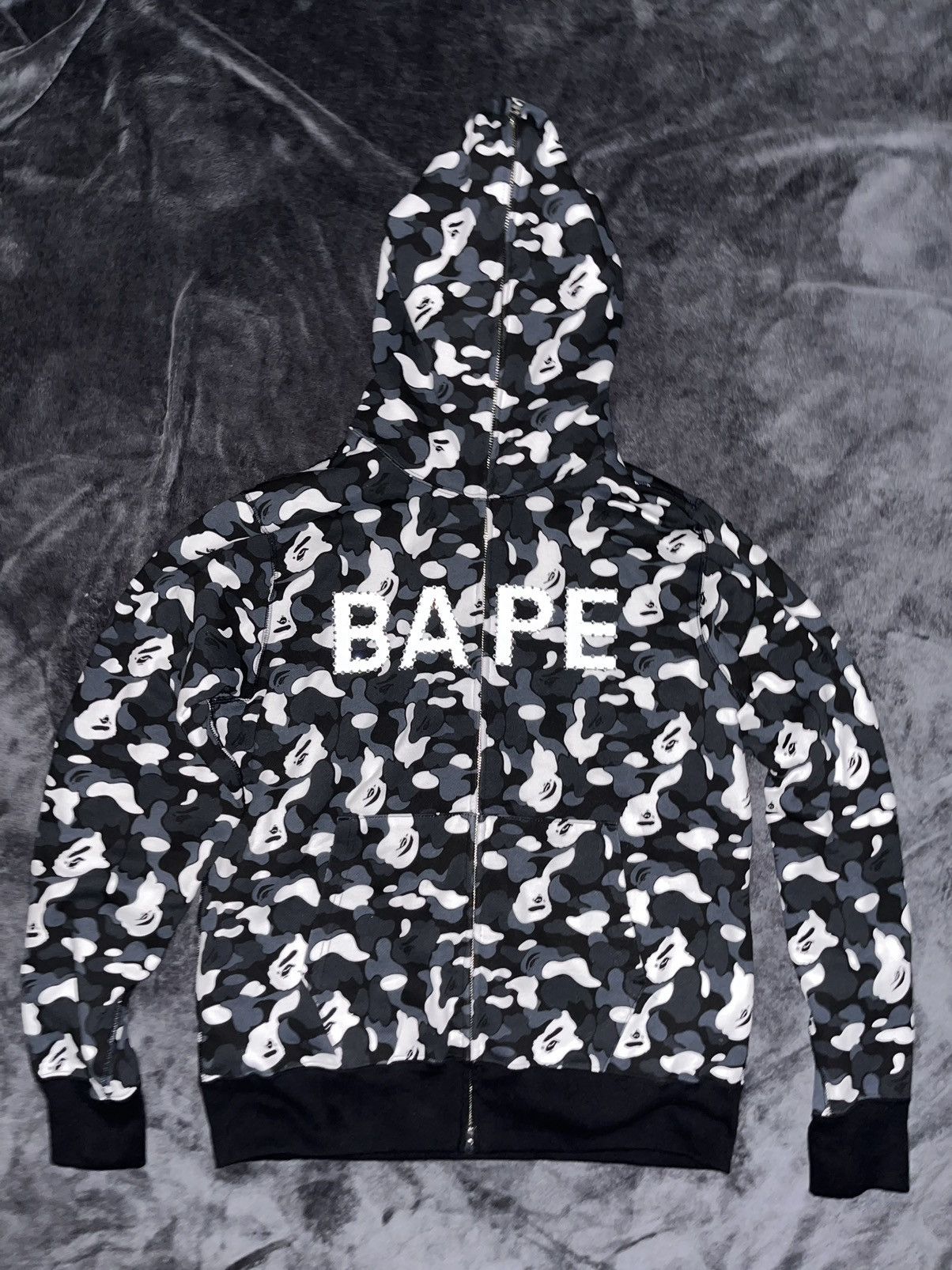 Bape Dover Street Market BAPE x DSM Crystal Full Zip Hoodie Large Japan Exclusive Grailed