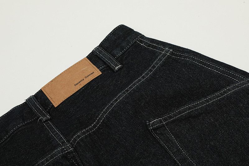 Japanese Brand Men's street patchwork multi-pocket scimitar jeans Y2K Size US 32 / EU 48 - 6 Thumbnail