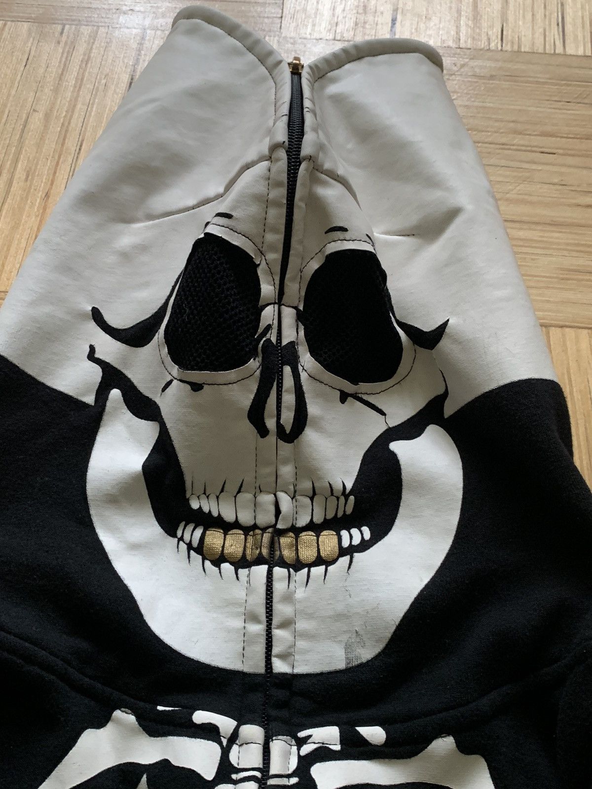 Japanese Brand LRG Death Serious Full Zip Skeleton Hoodie Size XXL Size US XXL / EU 58 / 5 - 3 Thumbnail