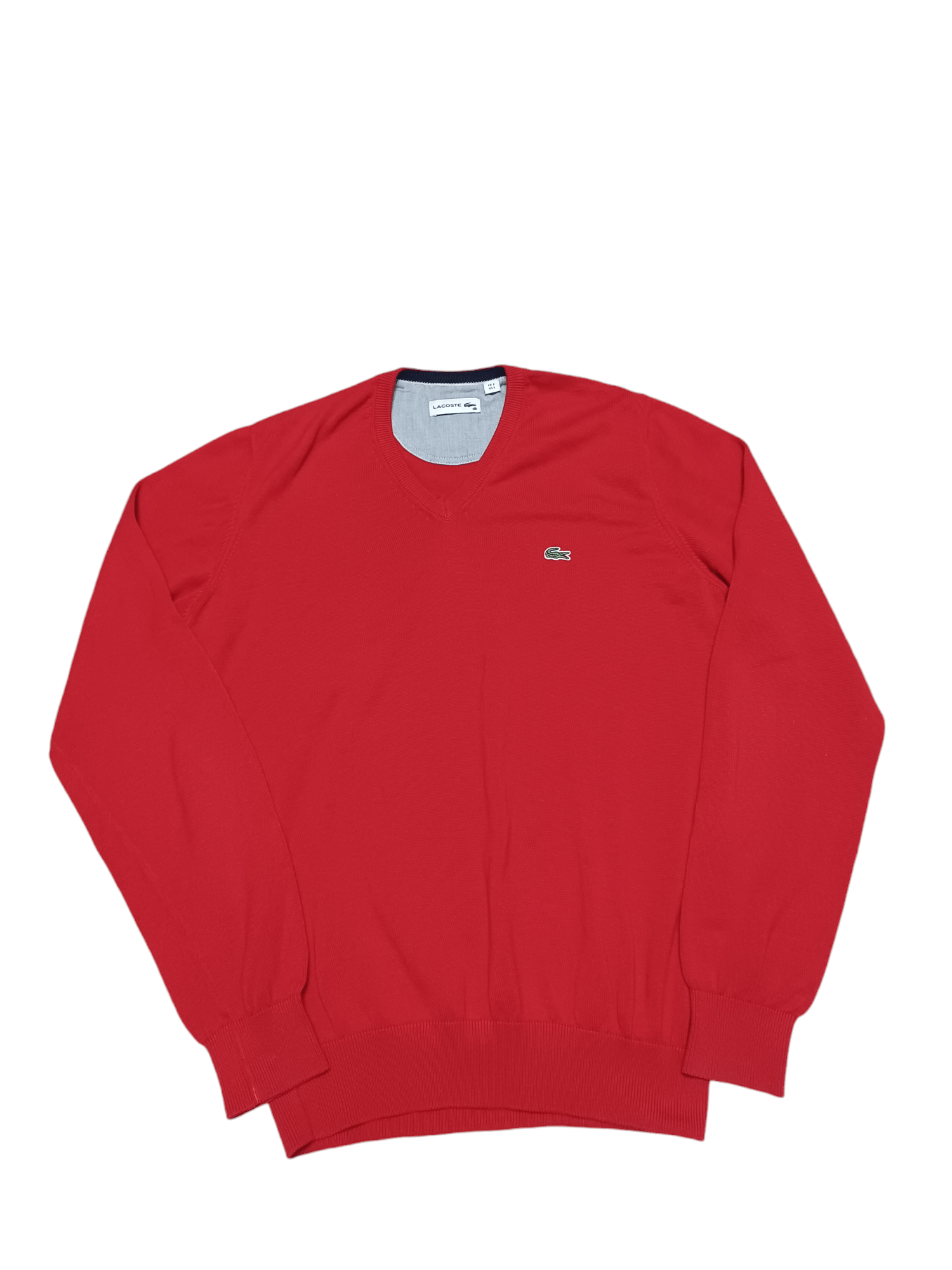Lacoste LACOSTE VINTAGE COTTON SWEATER OLDMONEY LUXURY Size US S / EU 44-46 / 1 - 1 Thumbnail