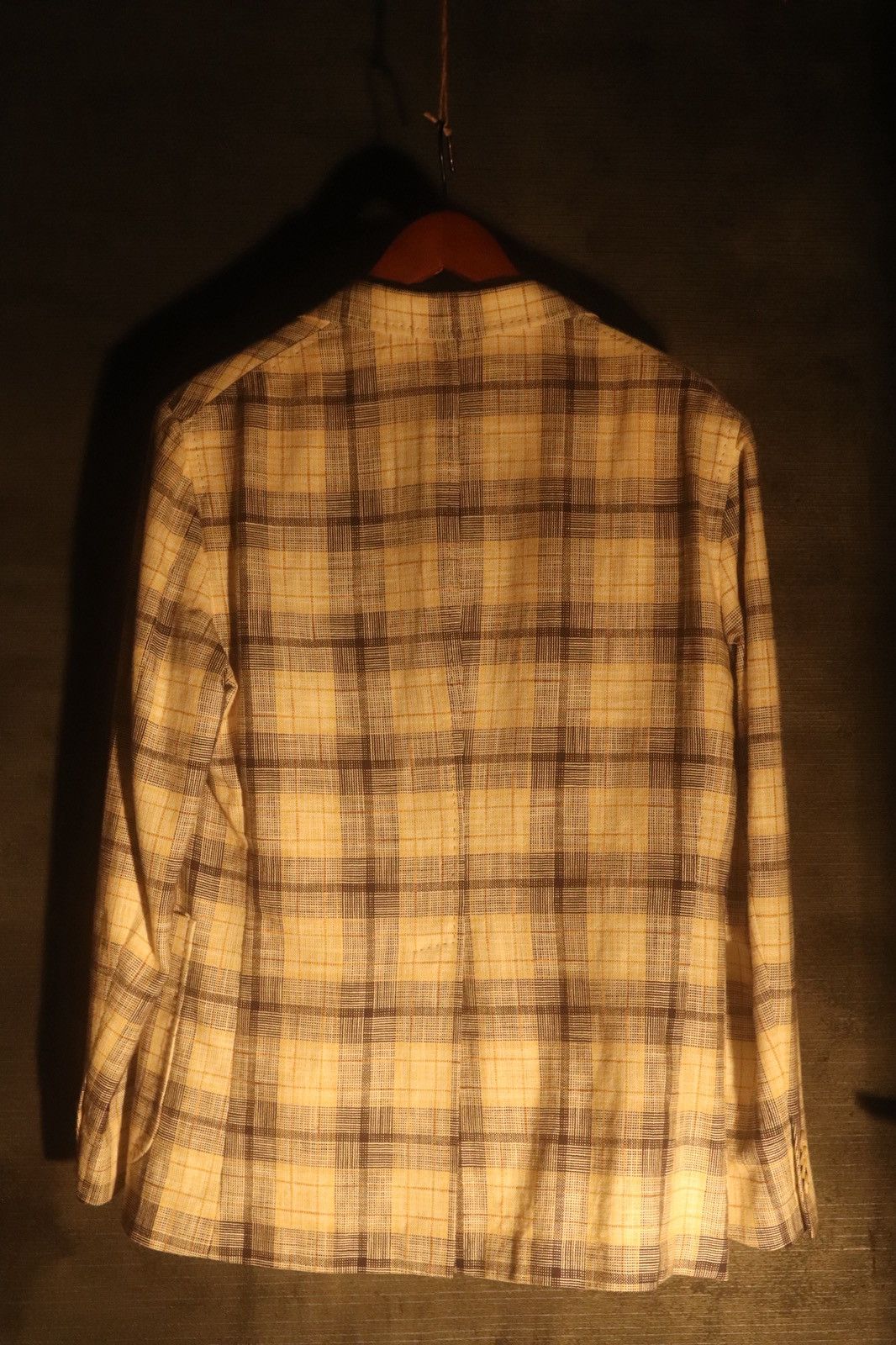 Fendi FENDI Madras Check Linen Blend Suit Set Jacket Shorts 52R Size 52R - 3 Thumbnail
