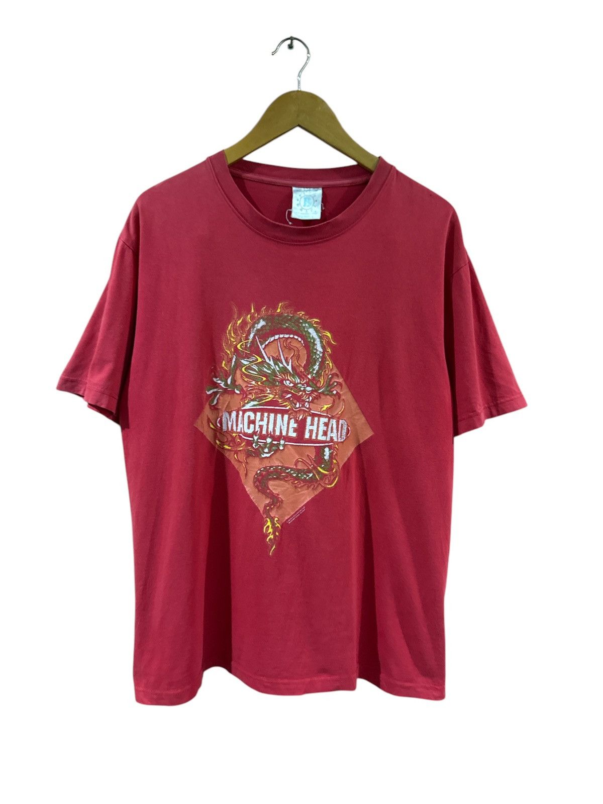 Band Tees × Vintage RARE💥Vintage 1999 Machine Head Year Of The Dragon Tshirt Size US L / EU 52-54 / 3 - 1 Thumbnail