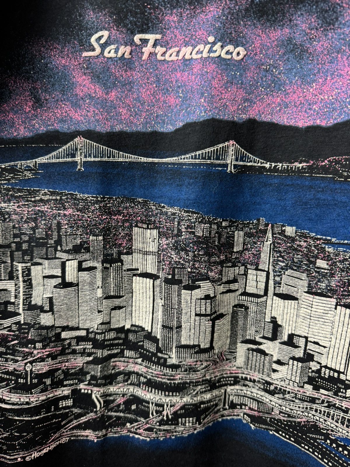 Vintage 90s San Francisco Graphic Tee Single Stitch VTG Tee Rare Size US XL / EU 56 / 4 - 3 Thumbnail