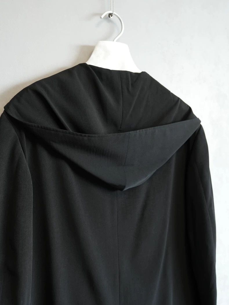 Yohji Yamamoto yohji yamamoto23SS Hooded Triacetate Jacket 2503-Nextarrow Size US M / EU 48-50 / 2 - 5 Thumbnail