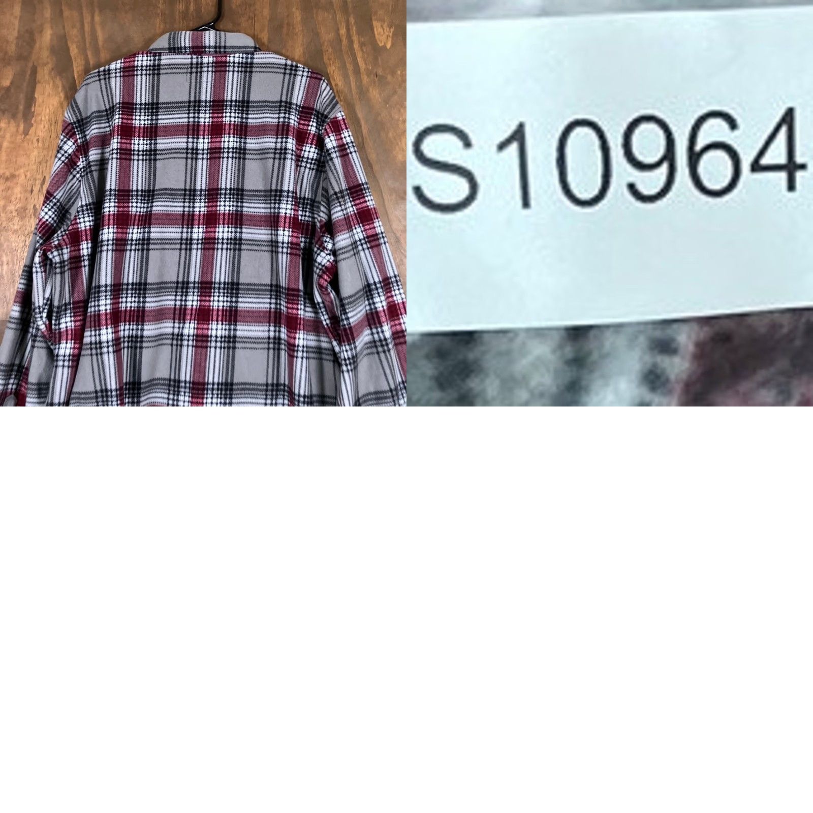 Wrangler Wrangler Authentics Mens Shirt Gray Red Plaid Fleece Collared Button-Down XL Size US XL / EU 56 / 4 - 9 Thumbnail