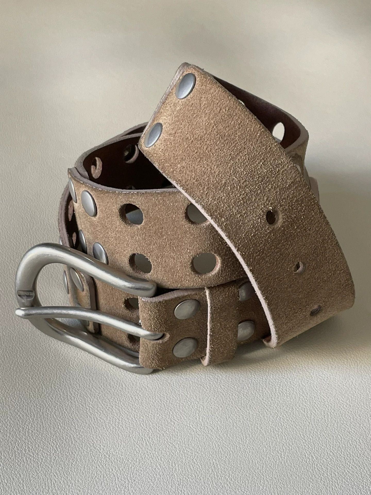 Maison Margiela Perforated Studded Multi Color Belt Size ONE SIZE - 1 Thumbnail