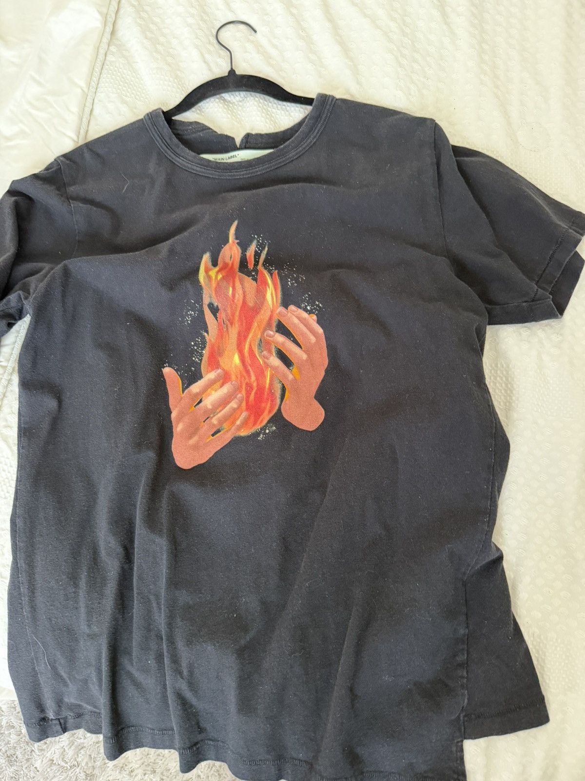 Off-White Off-White Virgil Abloh Flame Shirt Size US M / EU 48-50 / 2 - 17 Thumbnail