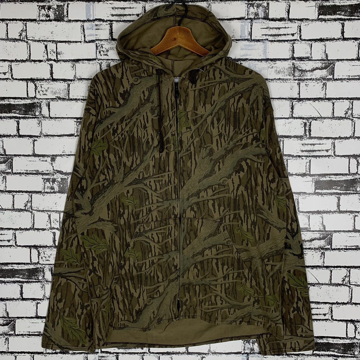 Carhartt Vintage 80s Muleskins Hoodie Mossy Oak by Carhartt Size US L / EU 52-54 / 3 - 1 Thumbnail