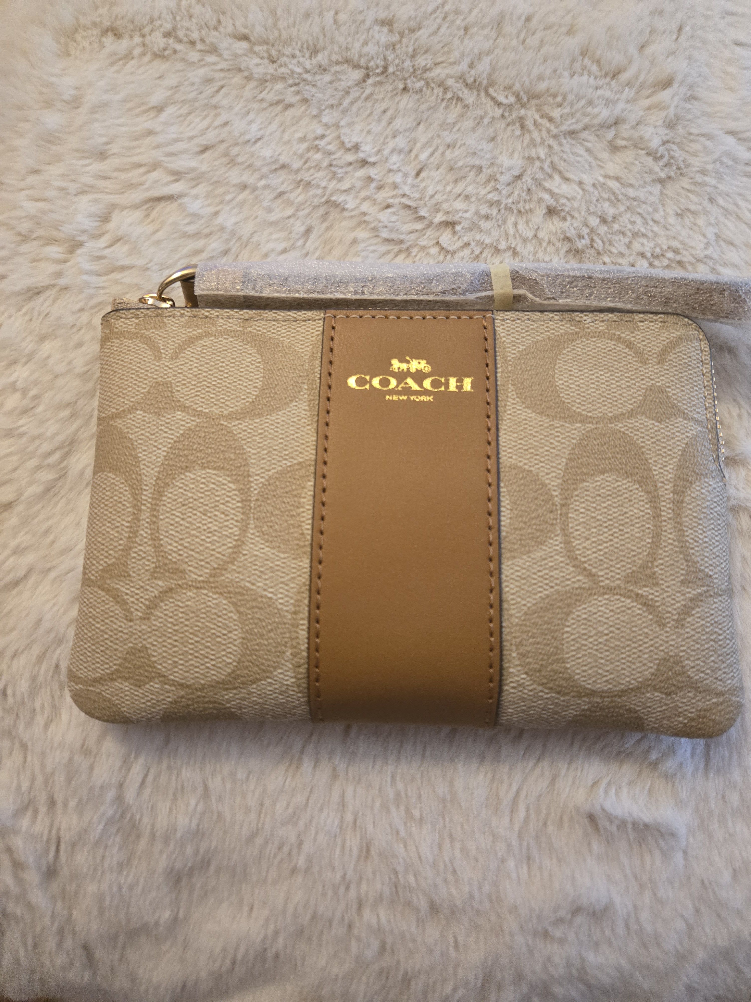 Coach Coach Khaki Wristlet Size ONE SIZE - 2 Thumbnail