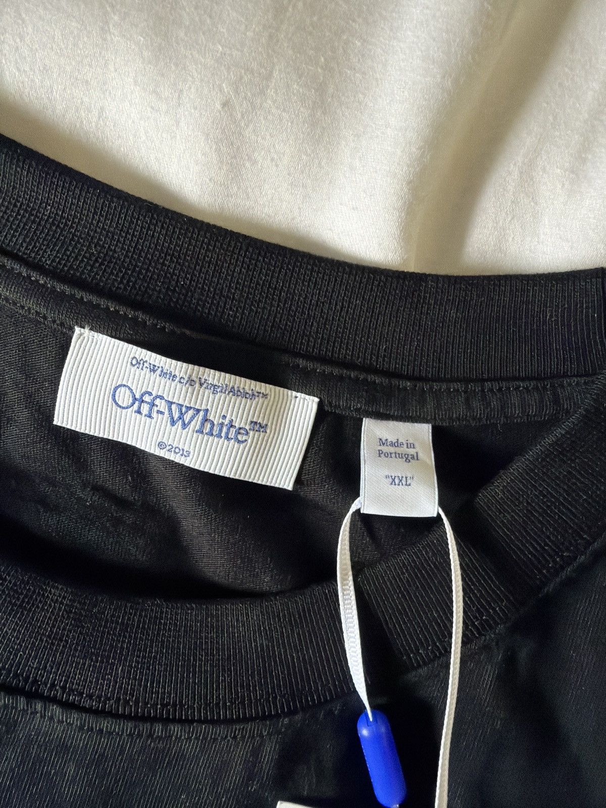 Off-White Off-White c/o Virgil Abloh Black Slim Fit T-Shirt Size US XXL / EU 58 / 5 - 12 Thumbnail
