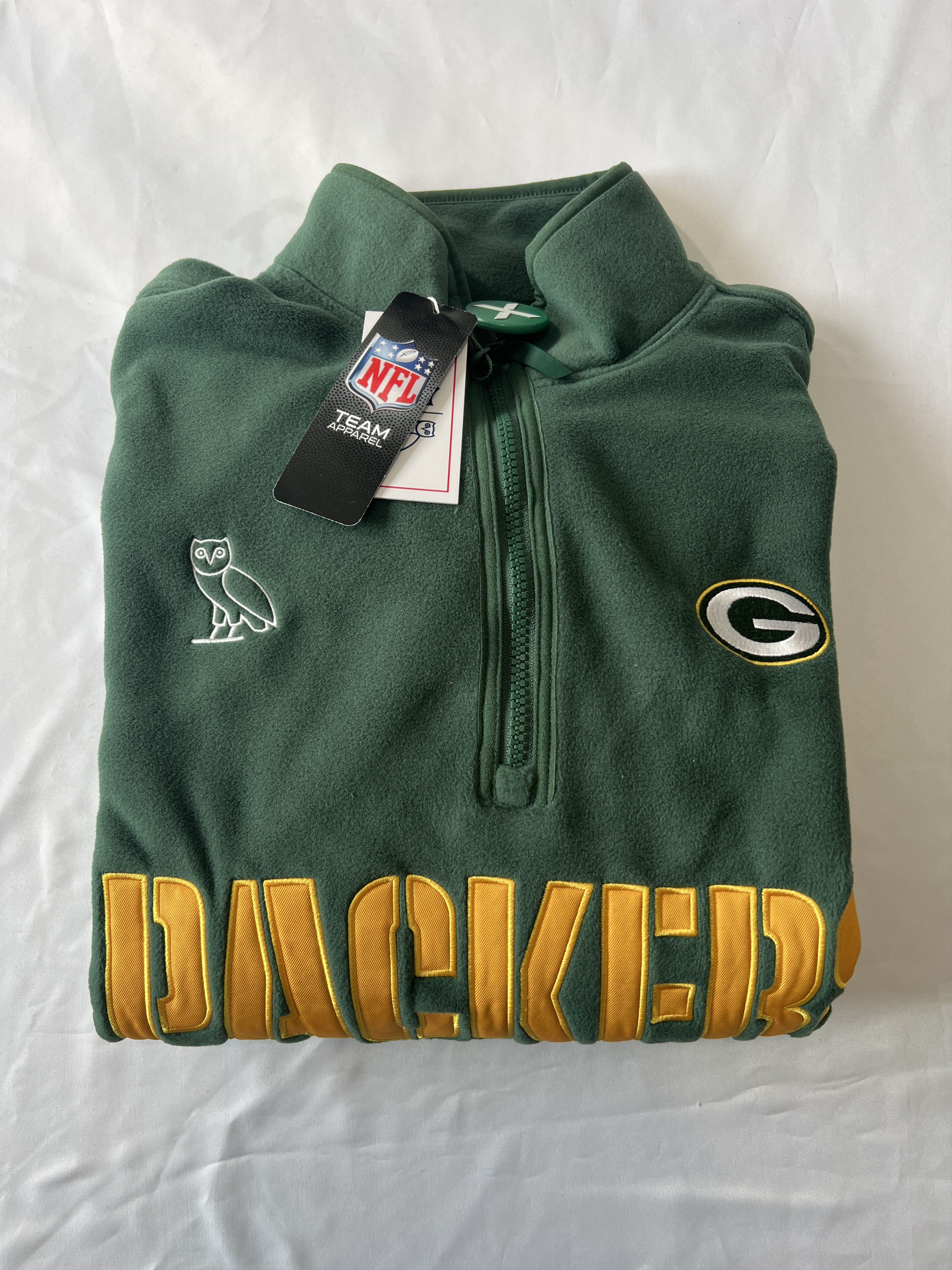 NFL OVO x NFL x POLARTEC PACKERS MOCK NECK QUARTER-ZIP Size US S / EU 44-46 / 1 - 7 Thumbnail