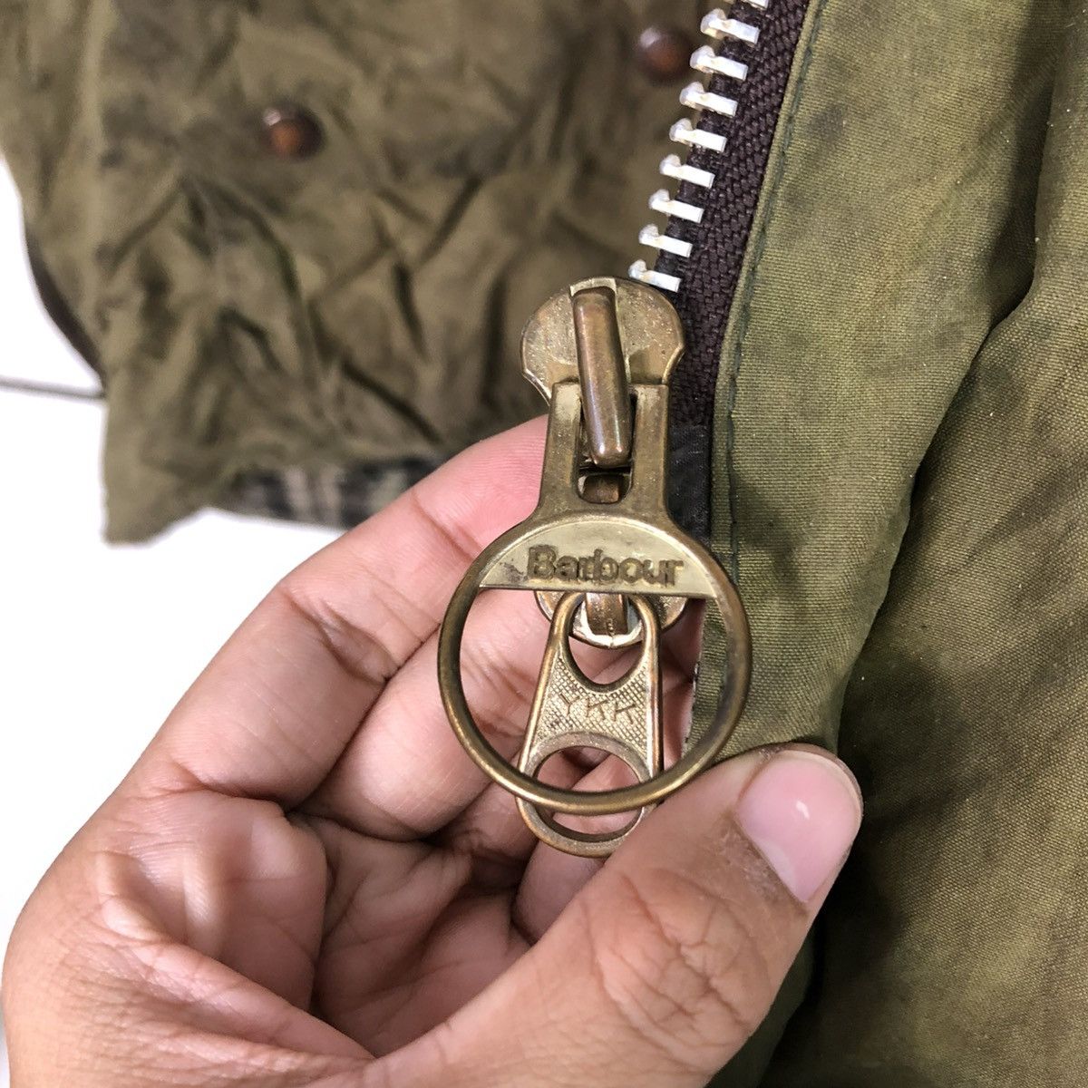 Barbour 🔥VINTAGE WAX JACKET SURVIVAL BARBOUR ENGLAND BLANKET Size US M / EU 48-50 / 2 - 20 Thumbnail