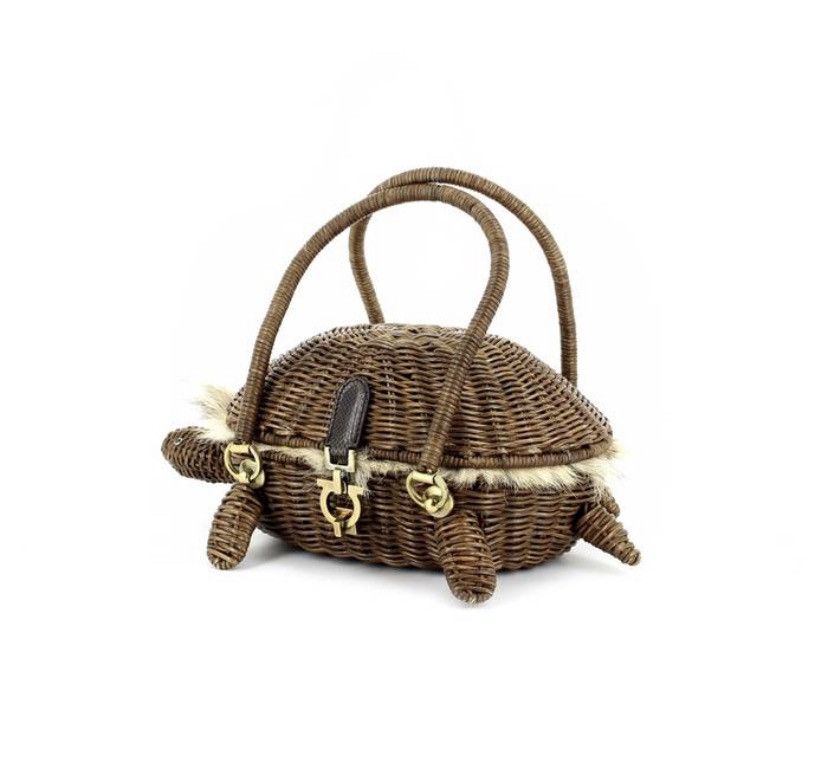 Salvatore Ferragamo × Vintage Ferragamo Limited Designer Turtle Bag Size ONE SIZE - 9 Thumbnail