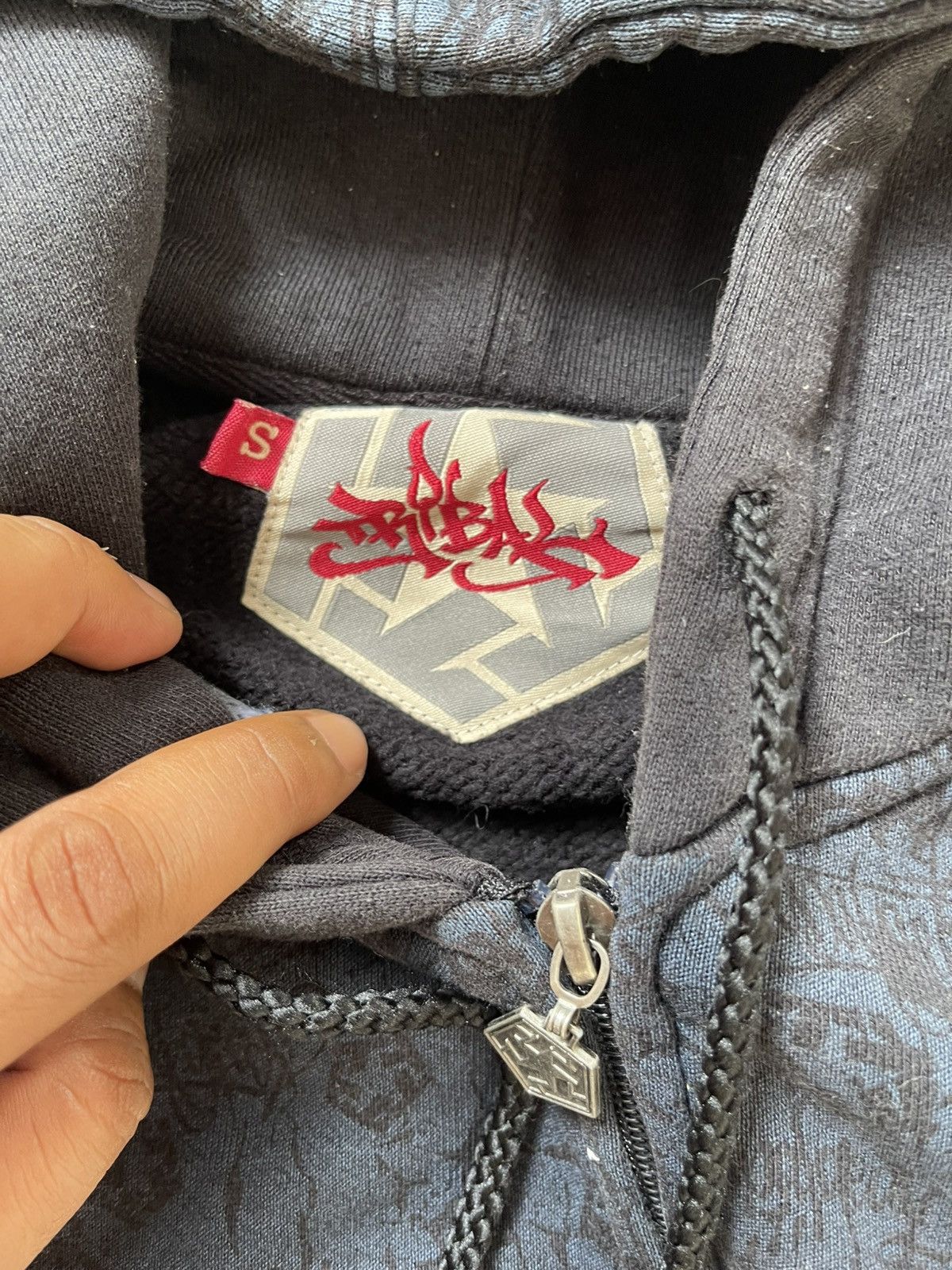 Japanese Brand Y2K Tribal Gear ifsixwasnine style ziphoodie Size US L / EU 52-54 / 3 - 4 Thumbnail