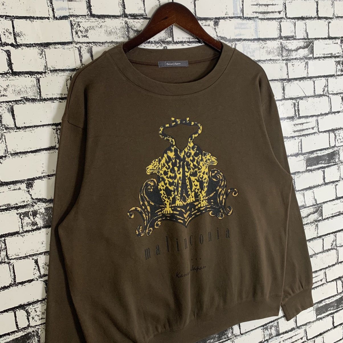 Designer × Vintage Vintage Kansai Yamamoto Fashion Designer Sweatshirt Crewneck Size M / US 6-8 / IT 42-44 - 4 Thumbnail