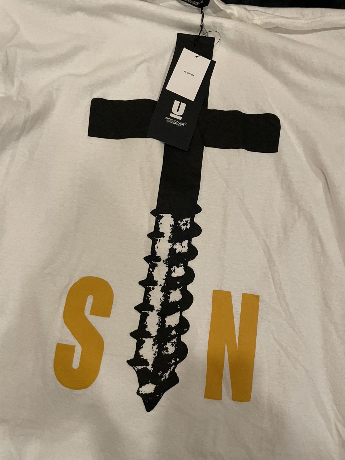 Jun Takahashi Undercover Cross Tee | Size XL | Brand New Size US XL / EU 56 / 4 - 2 Thumbnail