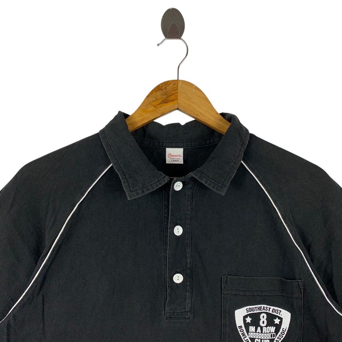 Sugar Cane × Toyo Enterprises × Vintage Vintage CHESWICK bowling association pocket polo tee Size US L / EU 52-54 / 3 - 2 Thumbnail