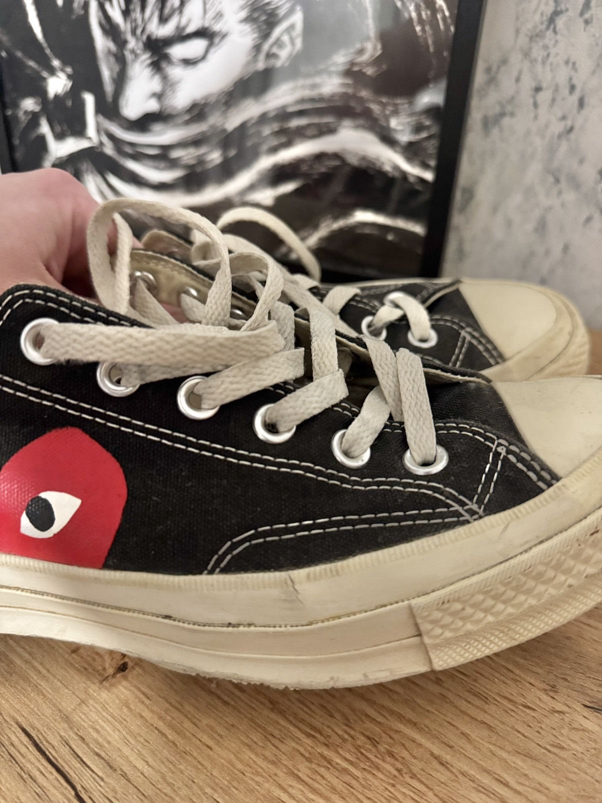 Comme des Garcons × Converse Converse PLAY Comme Des Garconc Canvas Chuck 70s Size US 7 / EU 40 - 11 Thumbnail