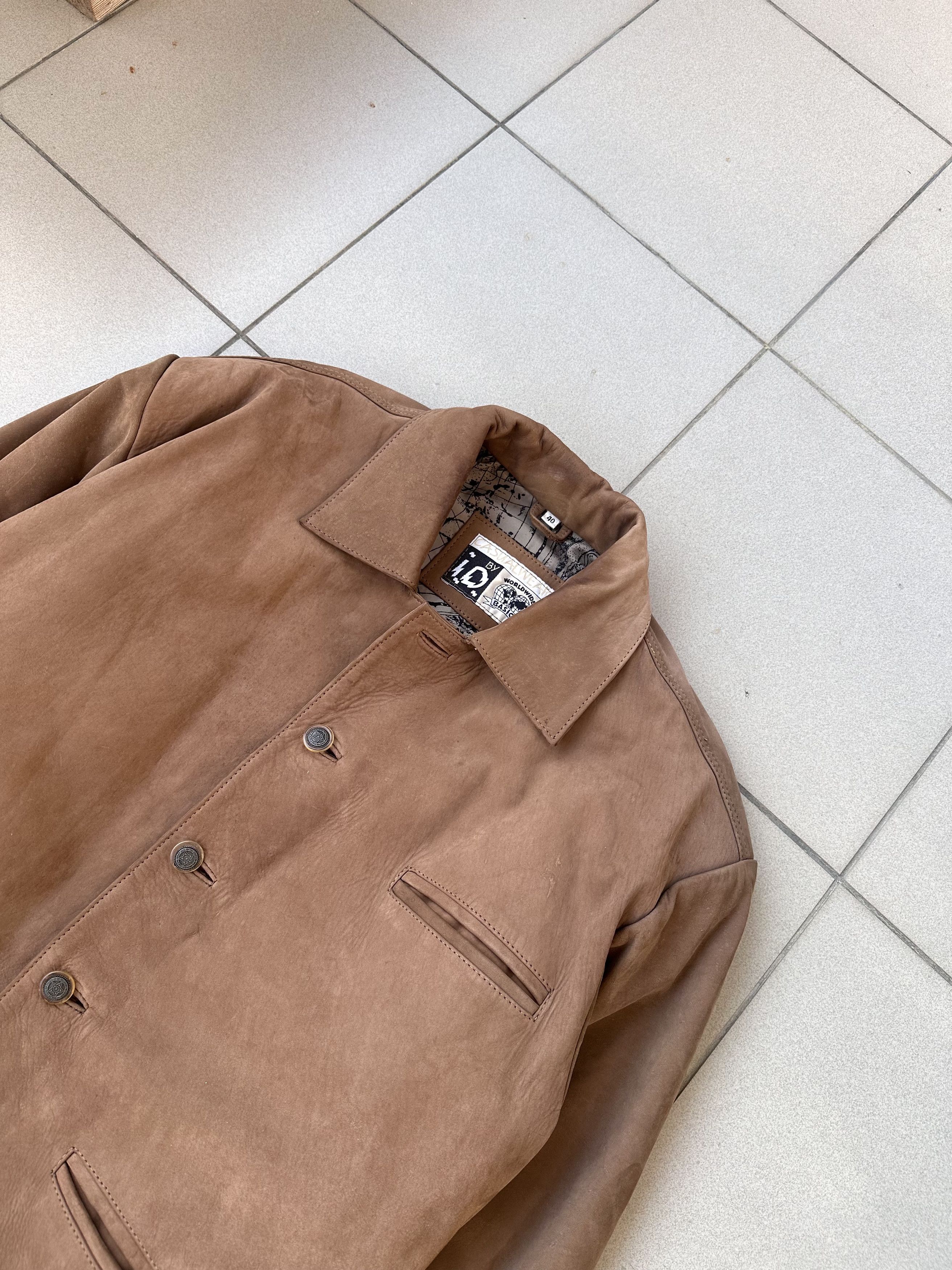 Vintage Vintage Avant Garde men biker boxy leather jacket Size US L / EU 52-54 / 3 - 5 Thumbnail