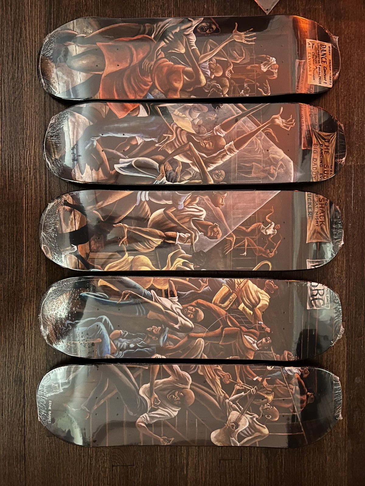 Supreme Supreme/Ernie Barnes Skateboard Deck Set (Set of 5) Size ONE SIZE - 4 Thumbnail