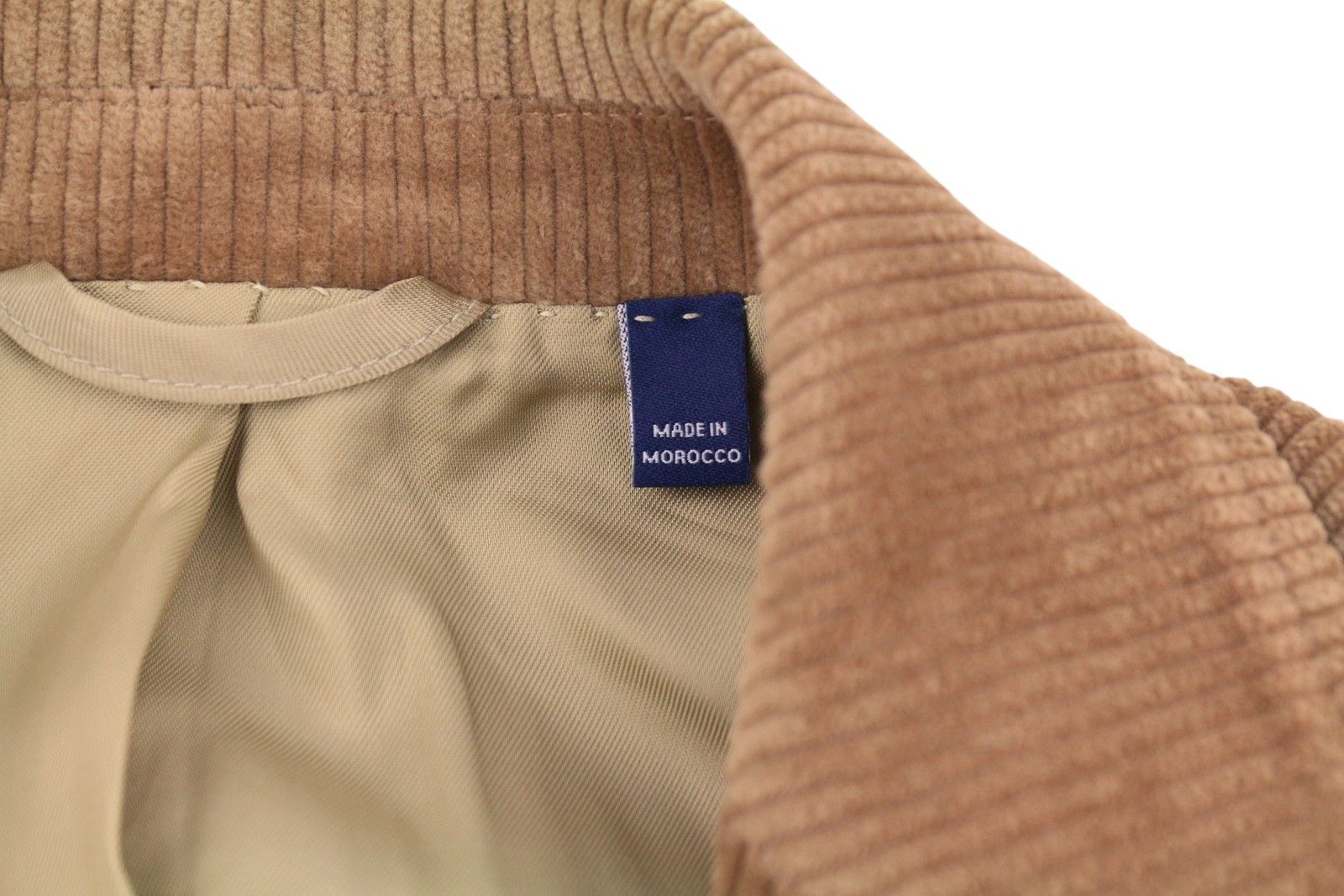 Gant CORD EU52 Roasted Walnut Slim Wool Blazer 87326 Size 42R - 7 Thumbnail
