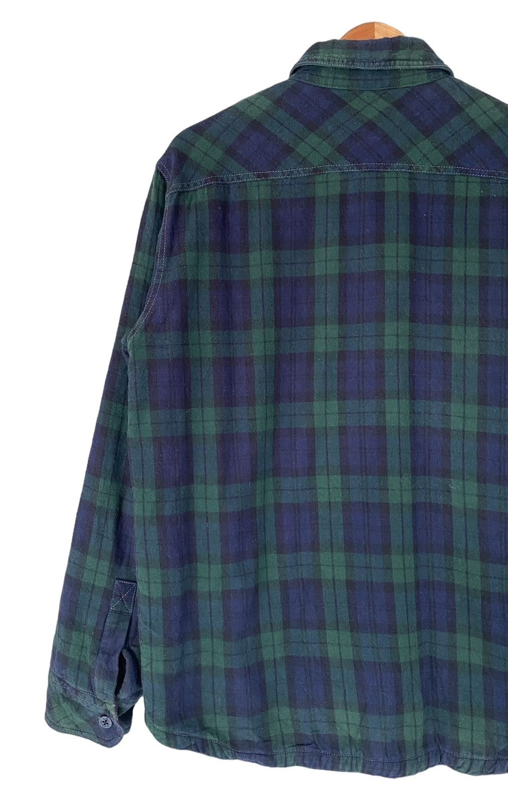 Avirex AVIREX LTD Linen Plaid Button Shirt Long Sleeve Size US XL / EU 56 / 4 - 11 Thumbnail