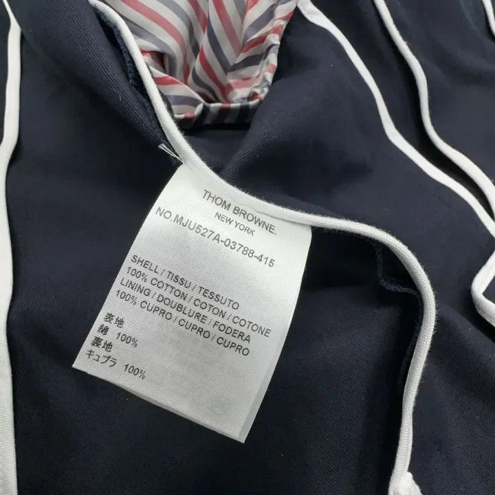 Thom Browne Thom Browne Navy Blue Striped Blazer for Men -2507 Size US S / EU 44-46 / 1 - 3 Thumbnail